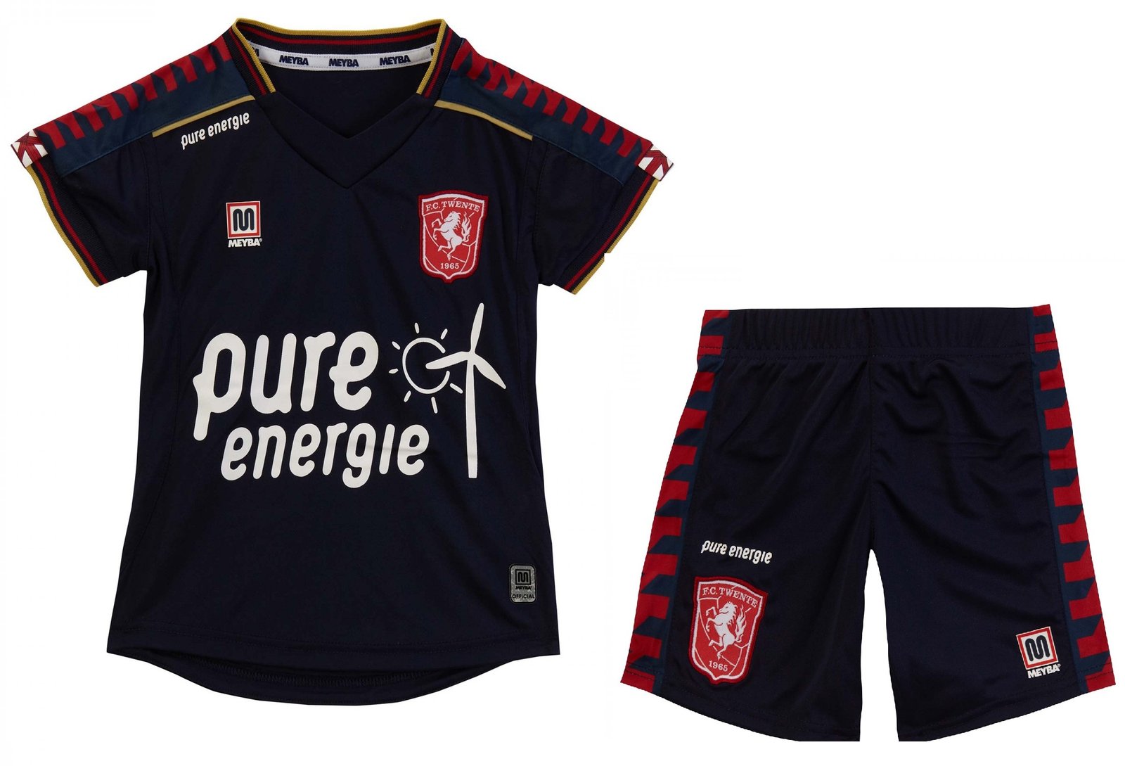 Kit infantil oficial Meyba FC Twente 2020 2021 II jogador